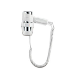 Asciugacapelli con Supporto Murale Action Super Plus 1800 Valera Bianco/Cromo