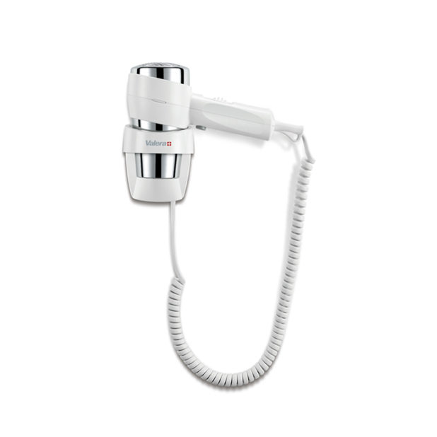 Asciugacapelli con Supporto Murale Action Super Plus 1800 Valera Bianco/Cromo