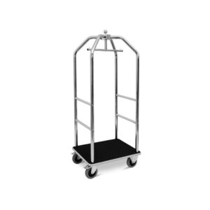 Carrello Portavaligie Americano Piccolo Cromato