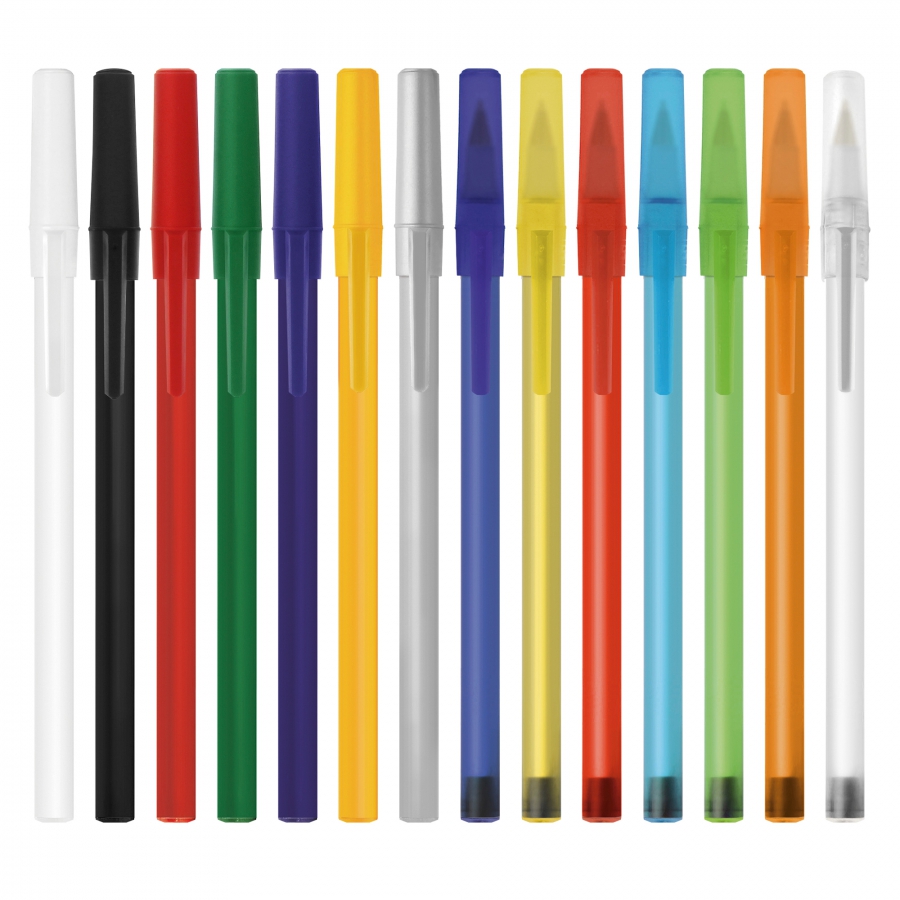 Pacchetto Da 52 Penne Bic Round Stic Grip - Punta Media 1.2mm, Colori Assortiti, Impugnatura Morbida - 3