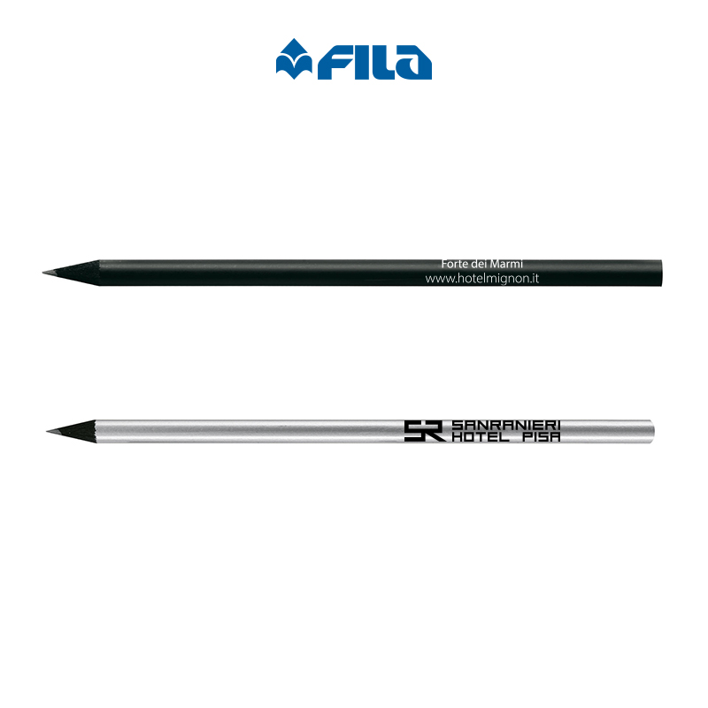 Lapis Tondo FILA cm 18 in Legno Nero senza Gomma Serie Black