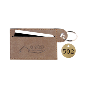 Portachiavi Portacard in Ecopelle Rettangolare