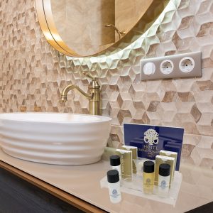 Contenitore in Plex per Linee Cortesia Modello Brand Design con Insert