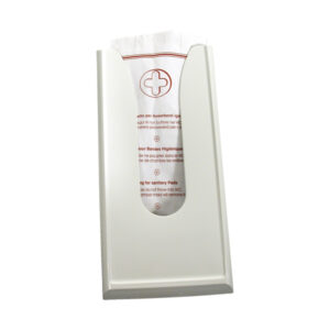 Dispenser in Abs Bianco per Sacchetti Igienici in Carta