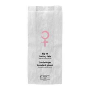 Sacchetti Igienici in Carta Kraft Riciclata Bianca Generico