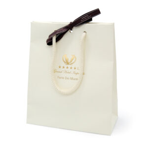 Shopper Bag in Cartoncino Personalizzati Manici con Cordoncino Tondo