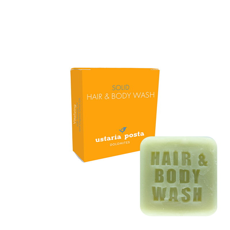 Hair & Body Wash Astuccio gr. 15 Linea Cosmetica Forma Solida Personalizzata