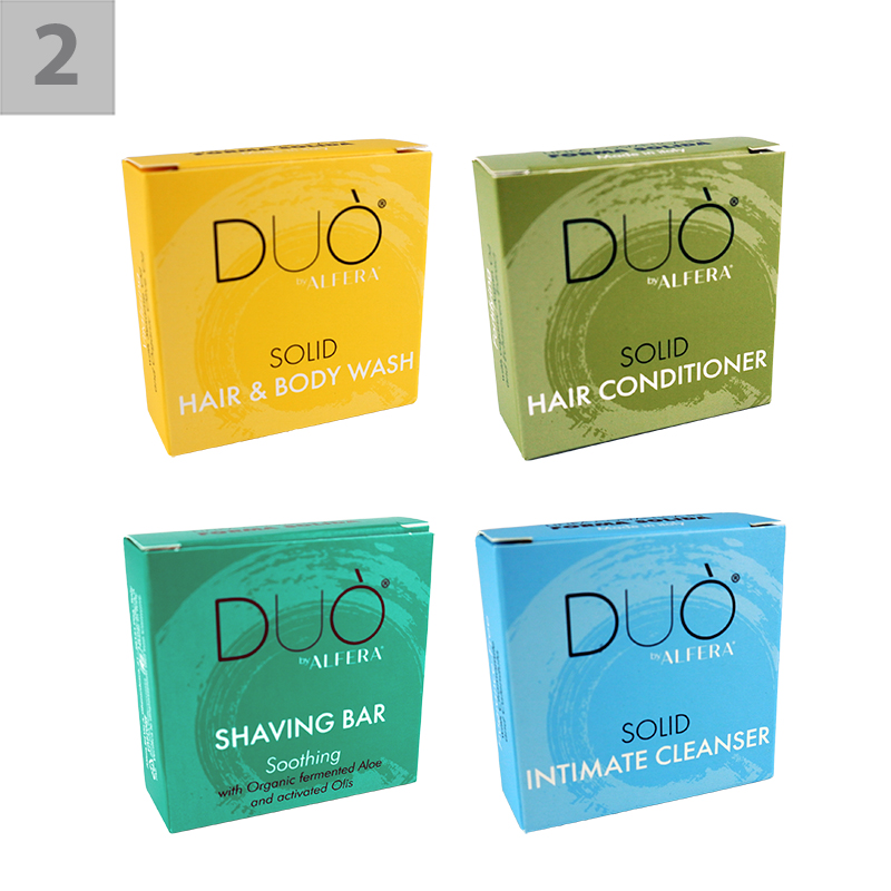 Solid Travel Kit con 4 Bar Linea Cosmetica in Forma Solida Duò - immagine 6