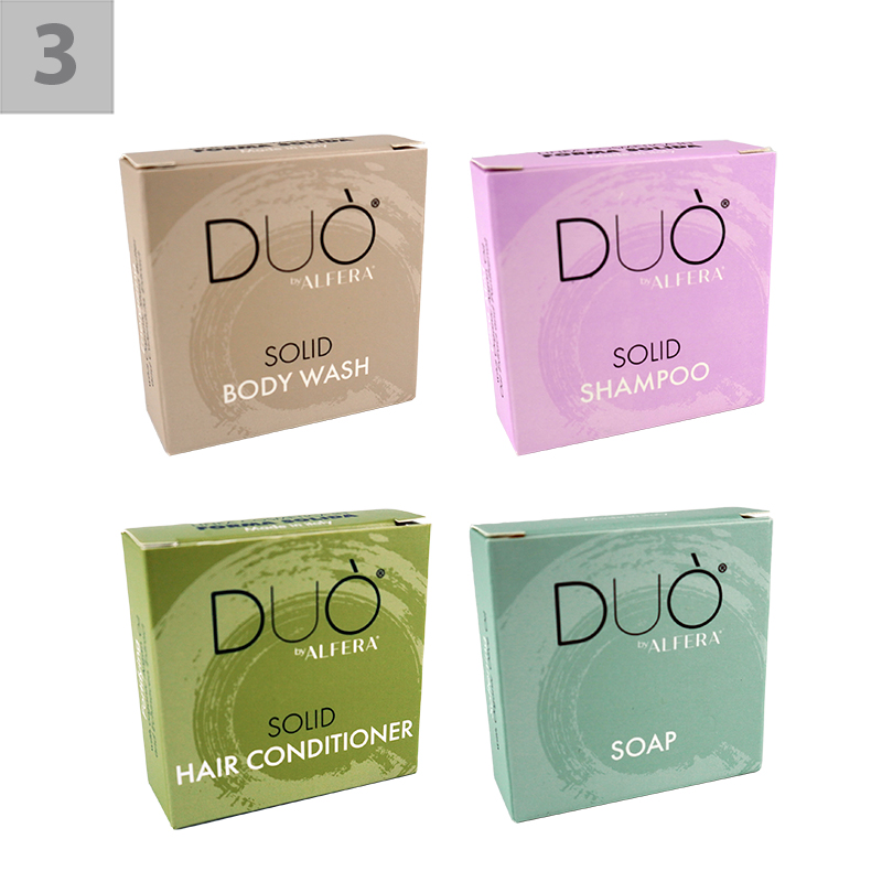 Solid Travel Kit con 4 Bar Linea Cosmetica in Forma Solida Duò - immagine 7