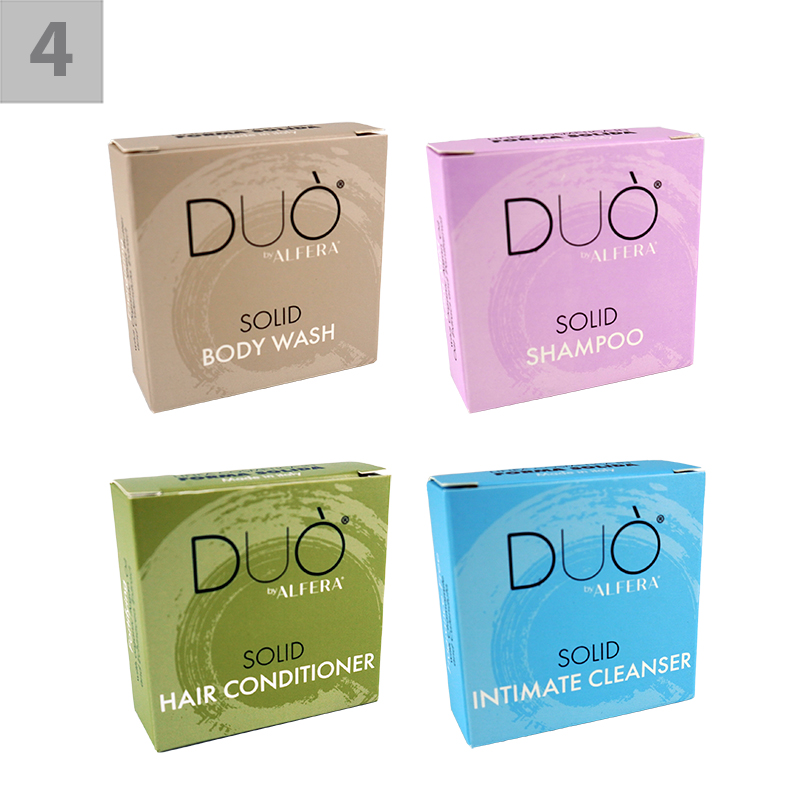 Solid Travel Kit con 4 Bar Linea Cosmetica in Forma Solida Duò - immagine 8