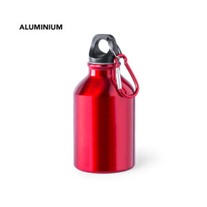 Borraccia Alluminio con Moschettone 330 ml