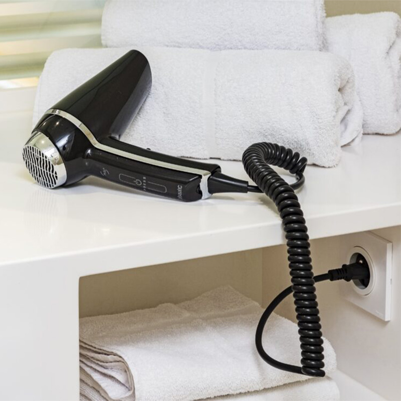 Asciugacapelli 1400 W Ionizzante Clipper Presa Nero - immagine 2