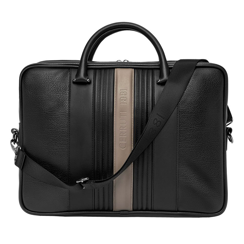 Borsa Documento Delano Taupe & Black CERRUTI 1881