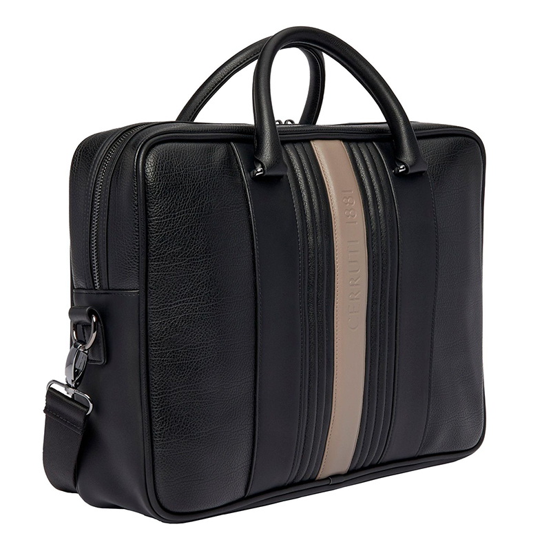 Borsa Documento Delano Taupe & Black CERRUTI 1881 - immagine 2