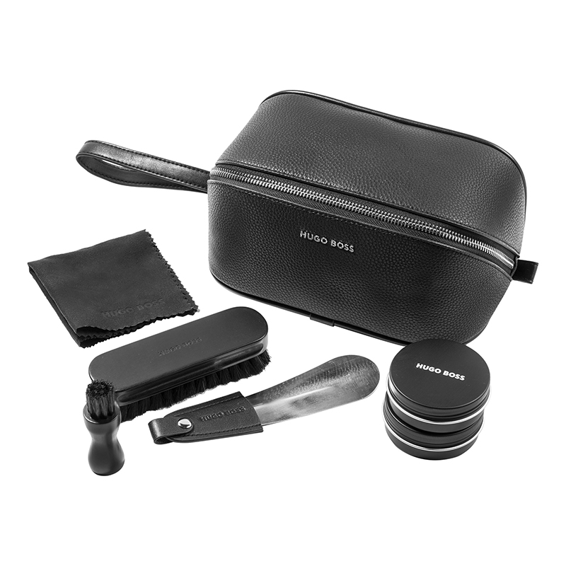 Shoe Care Kit Stotykine Black di Hugo Boss