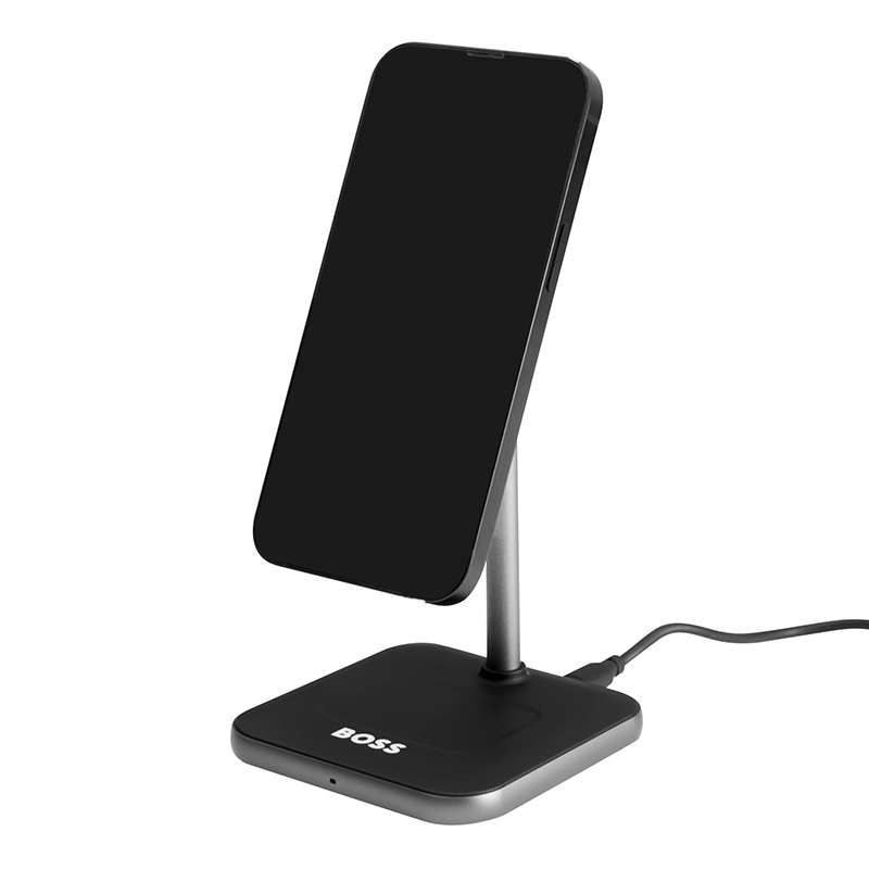 Wireless Charger Arche Black di Hugo Boss
