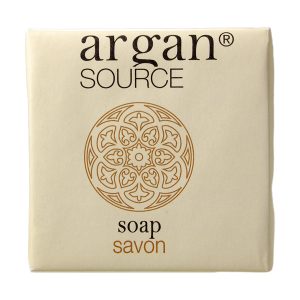 Soap Quadra 150 gr Argan Source Tagliata e Incartata a Mano
