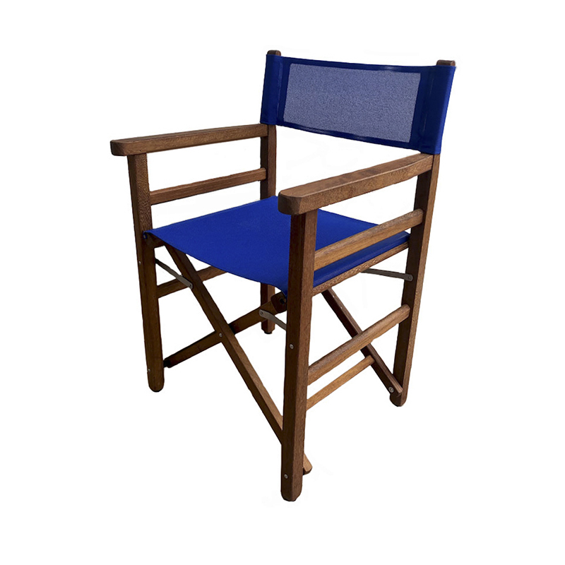 Sedia Pieghevole Capri Legno Iroko Minuterie Inox