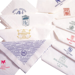 Tovagliolo Pura Ovatta 2 Veli Personalizzato 25 x 25