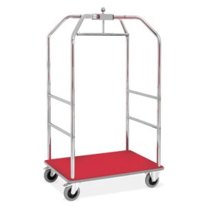 Carrello Portavaligie Americano Max Cromato