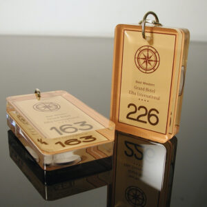 Portachiavi in Plex Doppio Strato Modello International