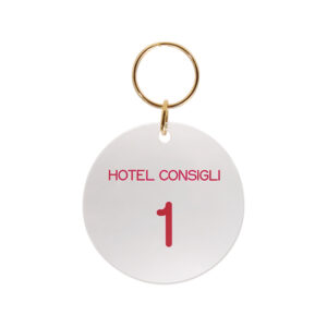 Portachiavi in Plex Trasparente Modello Tondo