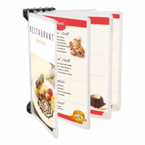 Espositore Informazioni da Parete Bifacciale per Licenze e Menu