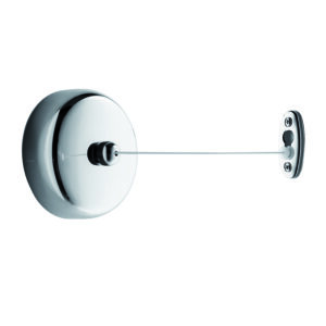 Filo Stendibiancheria Riavvolgibile in Acciao Inox