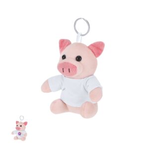 Peluche Portachiavi Maialino Cernil