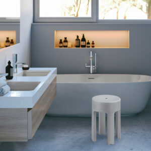 Sgabello da Bagno con Contenitore Newbox