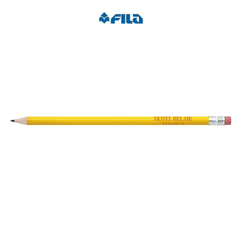 Lapis Tondo FILA cm 18 in Legno con Gomma Serie Silver - immagine 3