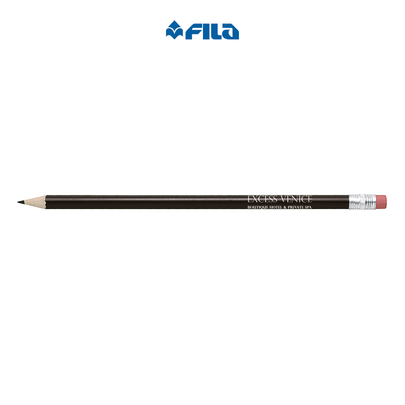 Lapis Tondo FILA cm 18 in Legno con Gomma Serie Silver - immagine 4