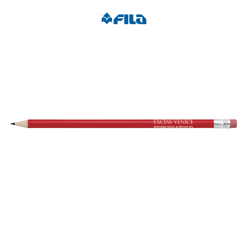 Lapis Tondo FILA cm 18 in Legno con Gomma Serie Silver - immagine 5