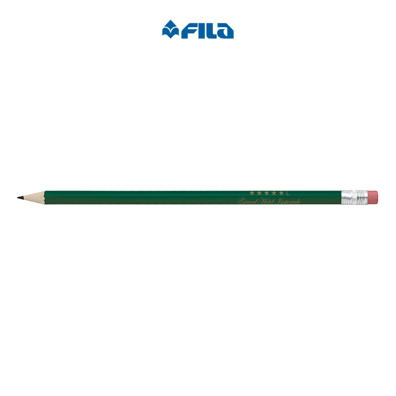 Lapis Tondo FILA cm 18 in Legno con Gomma Serie Silver - immagine 6