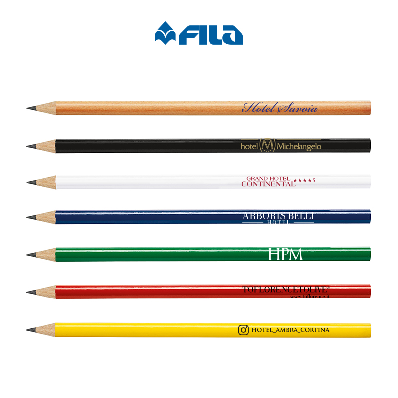 Lapis Tondo FILA cm 18 in Legno Cedro senza Gomma Serie Gold