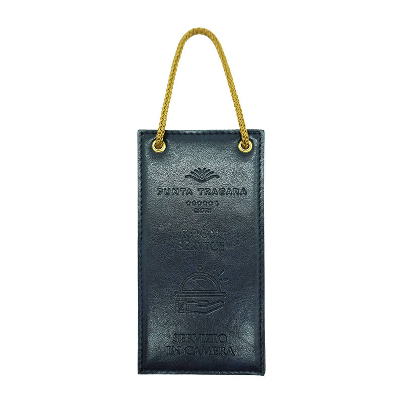Cartellino Ecopelle “Room Service” con Cordoncino - immagine 2