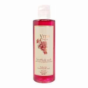 Flacone Dispenser con Tappo Dosatore Hair & Body Wash 200 ml Vitis Italica