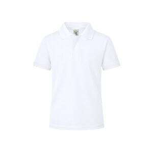 Polo per Bambini Bianca KEYA YPS180 Personalizzata