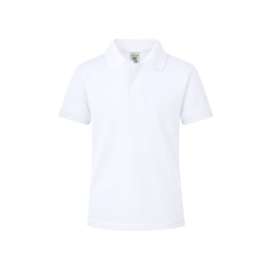 Polo per Bambini Bianca KEYA YPS180 Personalizzata