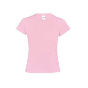 T-Shirt per Bambina Colorata ICONIC Fruit Of The Loom Personalizzata